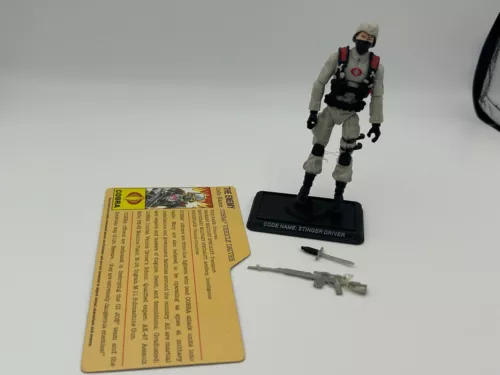 GI Joe 25th Anniversary 2007 Cobra Legions Stinger Driver 100% Complete w/ FC