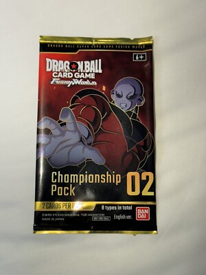 Dragon Ball Super Card Game Fusion World Championship Pack 02 English Sealed