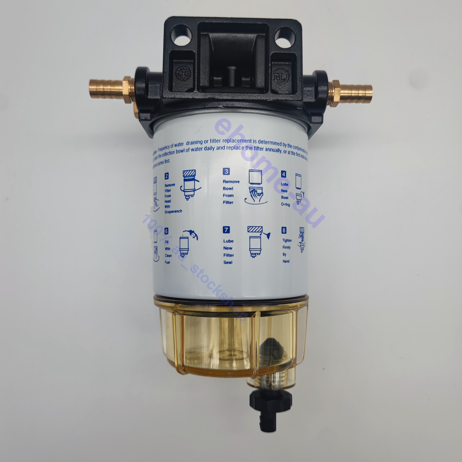 Boat Fuel Filter Marine Fuel Water Separator Mercury/Yamaha Outboard 10