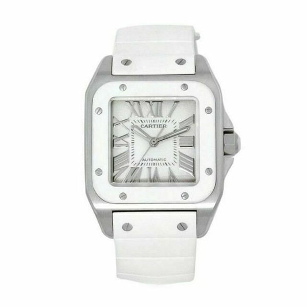 Cartier Santos Silver Unisex Adult 