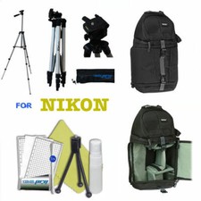 57" PRO TRIPOD  BACKPACK BAG REMOTE FOR NIKON D5600 D3400 D3100 D3200 D3300