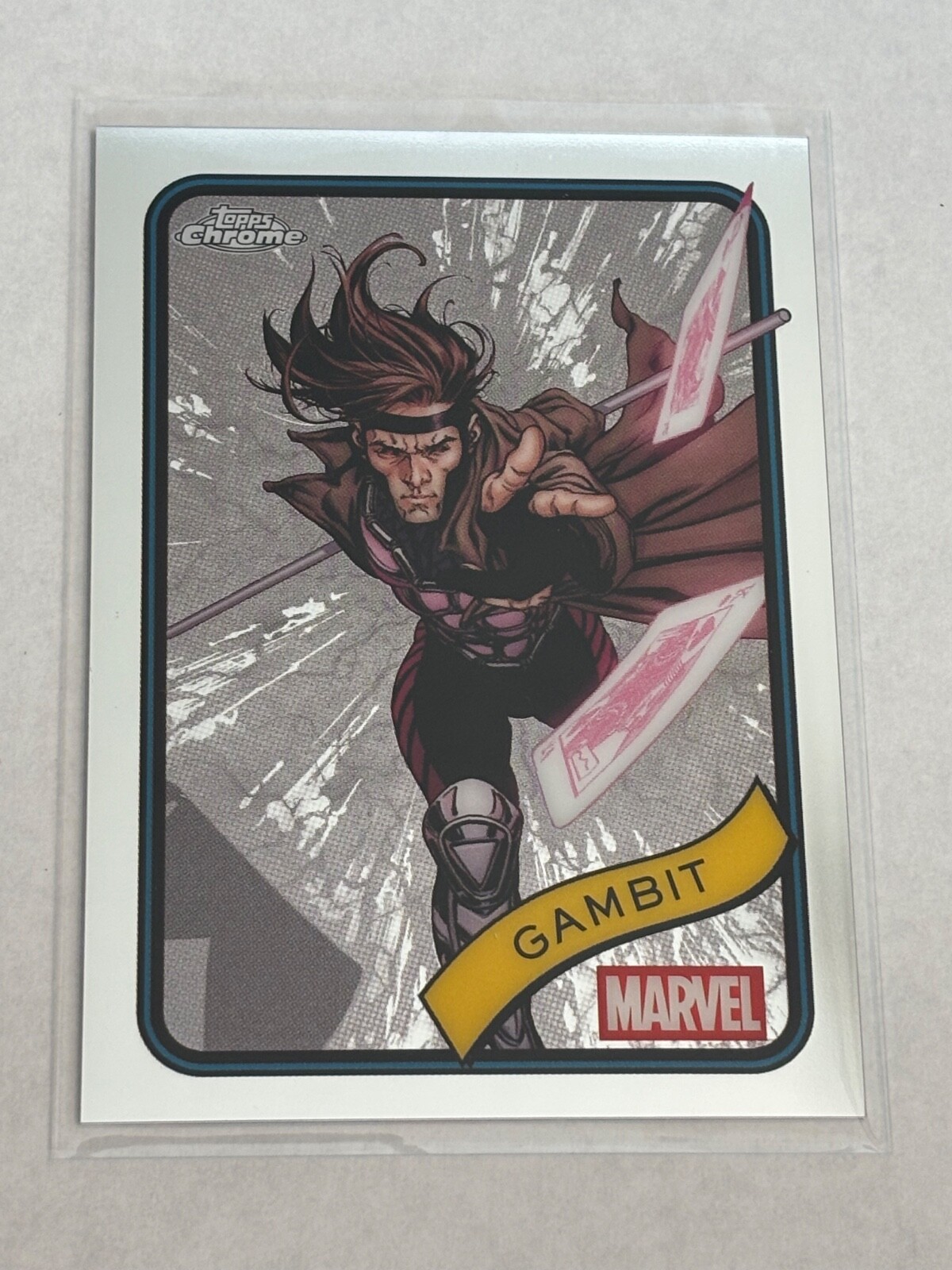2025 Topps Chrome Marvel   Base #105 Gambit
