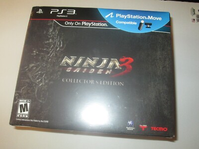 Ninja Gaiden 3 Collector's Edition Sony PlayStation 3 PS3 NEW Factory Sealed