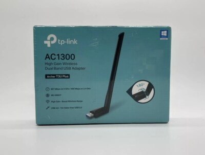 TP-Link USB WiFi Adapter for Desktop PC (Archer T3U Plus) - AC1300Mbps USB 3.0 W