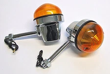 TRIUMPH BSA NORTON LUCAS REPLICA LONG 5" STEM INDICATORS (1 PAIR)