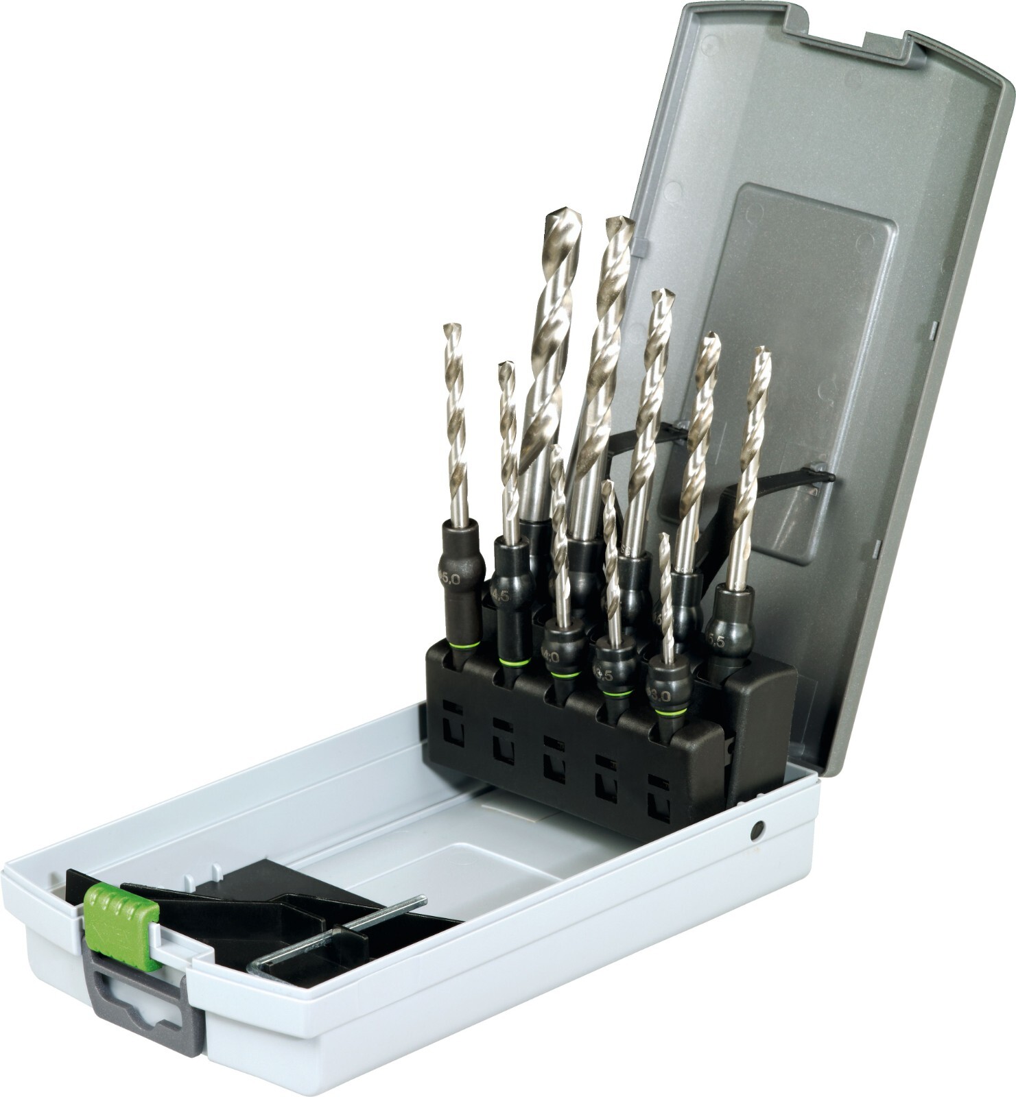 Festool Twist Metal Drill Bit Set HSS 3-10mm - 10 HSS Bits - 495128