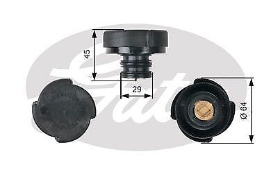 Gates Radiator Cap for MG ZT T CDTi 204D2 2.0 Litre June 2002 to June 2005 - Picture 1 of 8