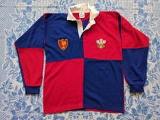 Vintage Arkay Wales France Jersey Mens Long Sleeve Size 38/40