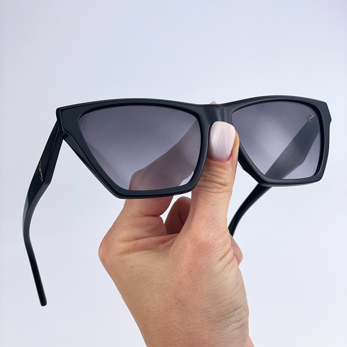 Saint Laurent Women Sunglasses Black Grey Gradient Cat Eye