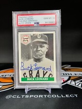 Buck Leonard Baseball Trading Card Checklist
