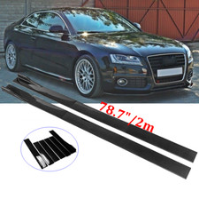 78.7"/2M Seitenschweller Schweller Sideskirts Carbon Optik für Audi A6 4G & 4F