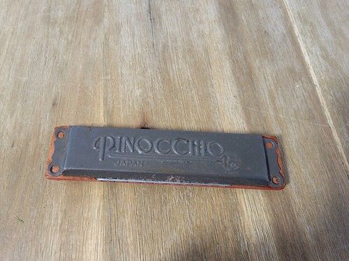 VINTAGE DISNEY PINOCCHIO HARMONICA JAPAN - Picture 2 of 2