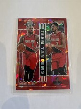 2020-21 Contenders Optic Team Tandems Red Ice Prizm- Damian Lillard, McCollum