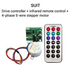 ZK-SMC03 Stepper Motor Driver Controller w/ 28BYJ-48 Motor Remote Controller