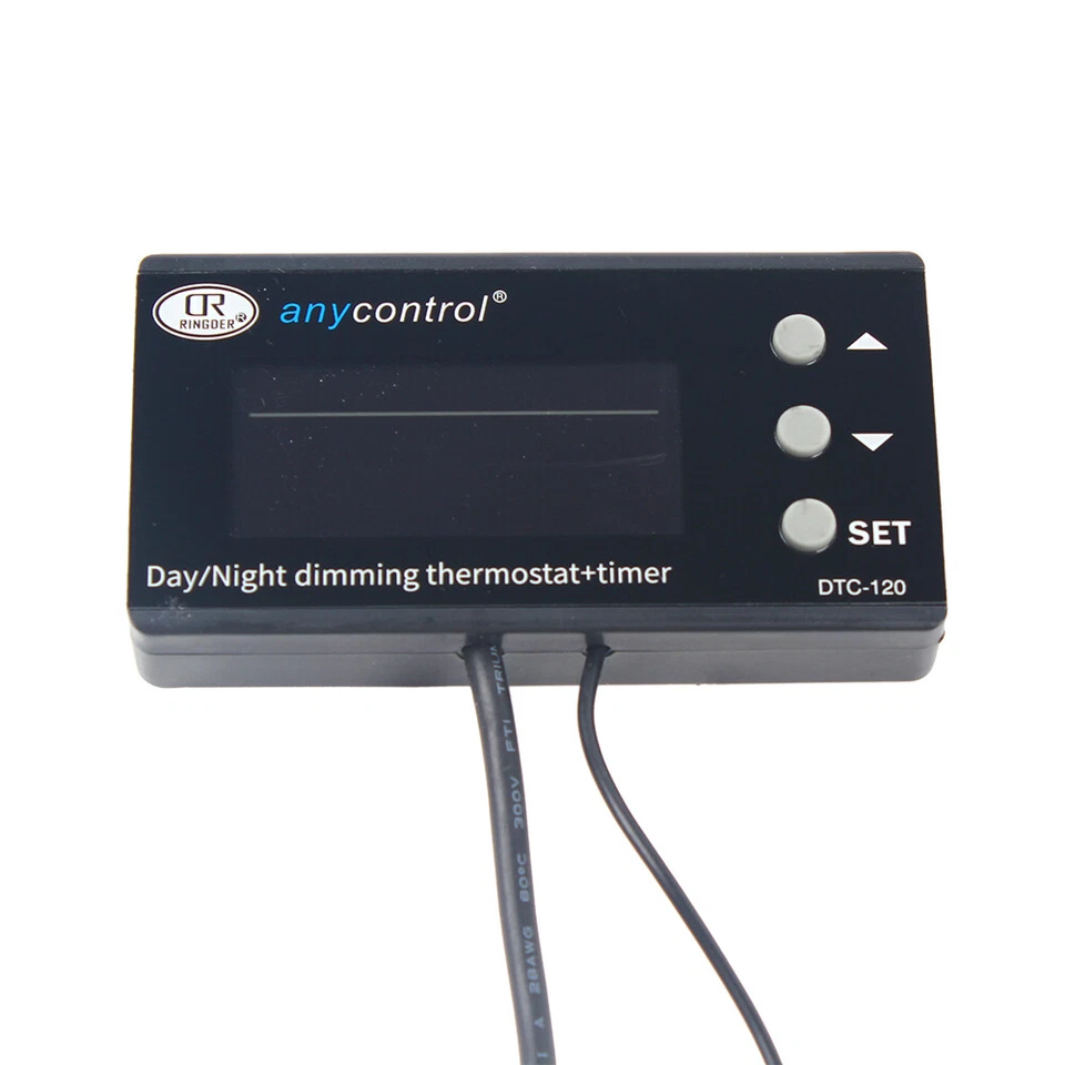 NUOVO regolatore di temperatura digitale LCD termostato termico per acquario rettile terrario - Immagine 4 di 4