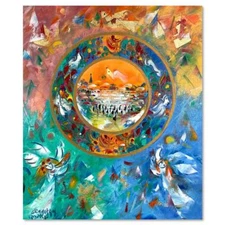 Ben Avram, Canvas Original Painting on Gallery Wrapped Canvas, Hand Signed