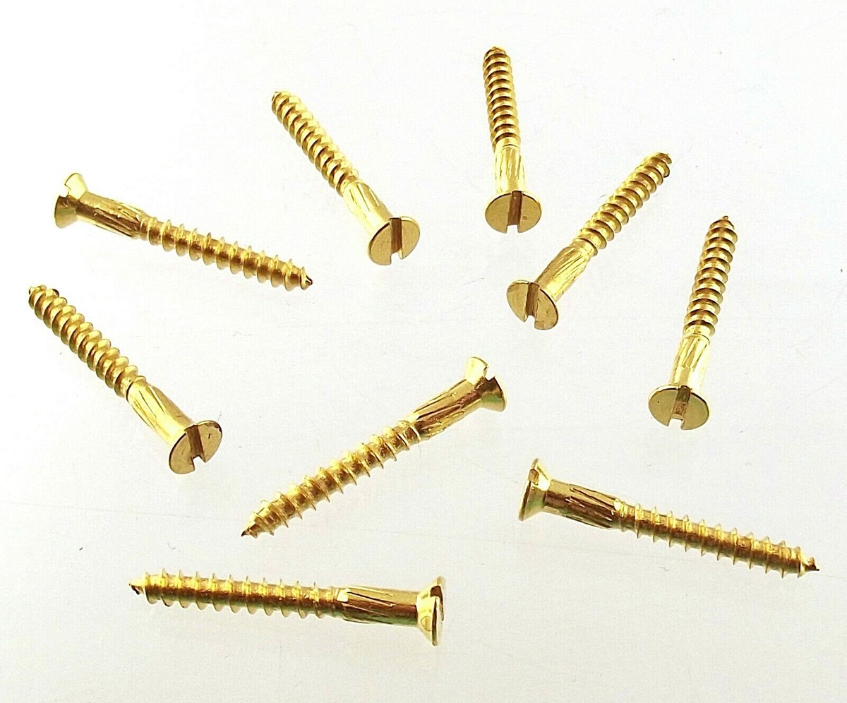 Viti Per Legno In OTTONE Testa Tonda - Foto 10