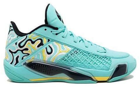 Guo Ailun x Air Jordan 38 PF Low Hyper Turquoise for Sale