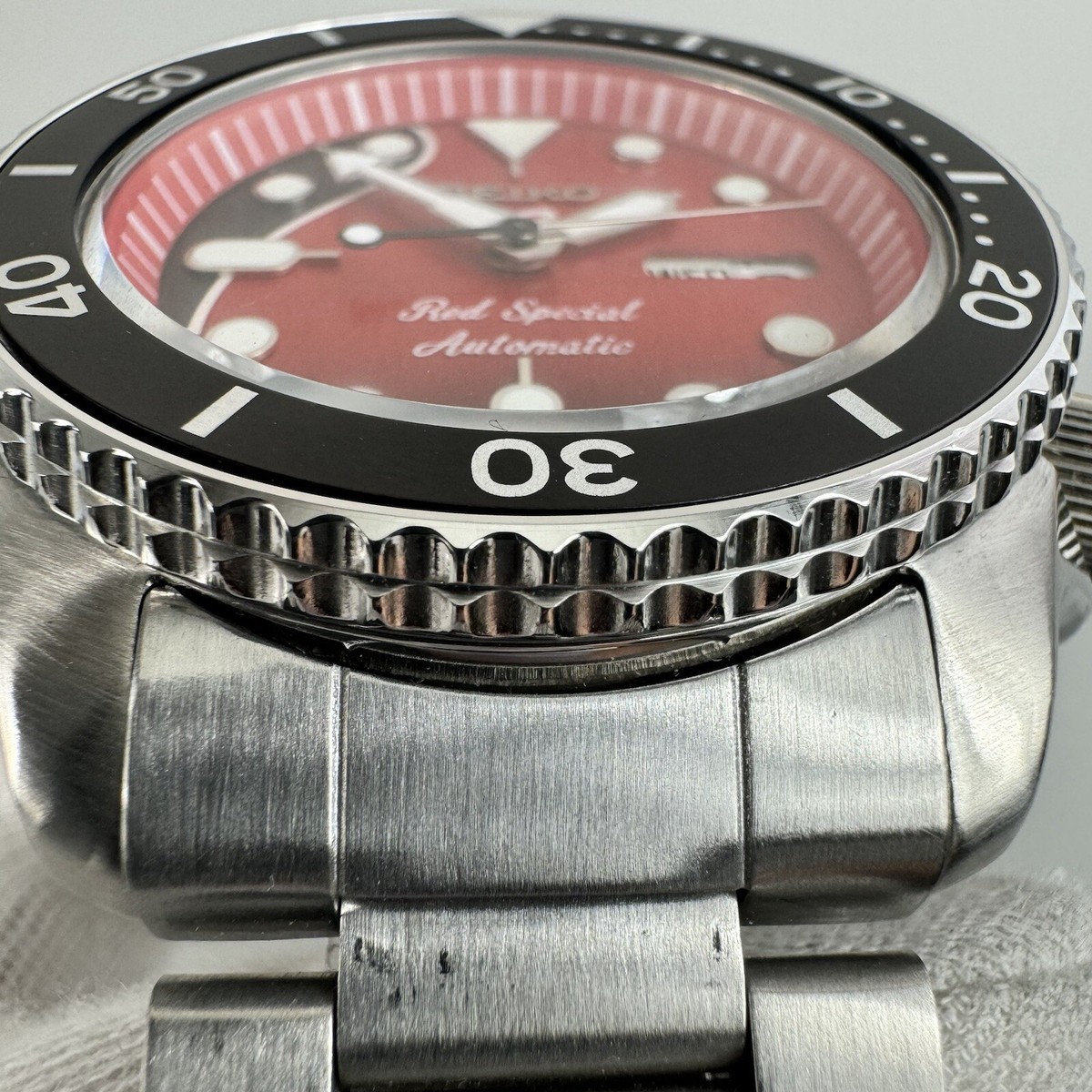 廃盤　Legendary スペシャルサンプラー　Ⅳ Watch bracelet Seiko Monster 4R36 & 7S26 Black Steel 49X8