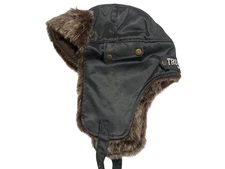 True Religion Trapper Sherpa Hat Lightly Navy