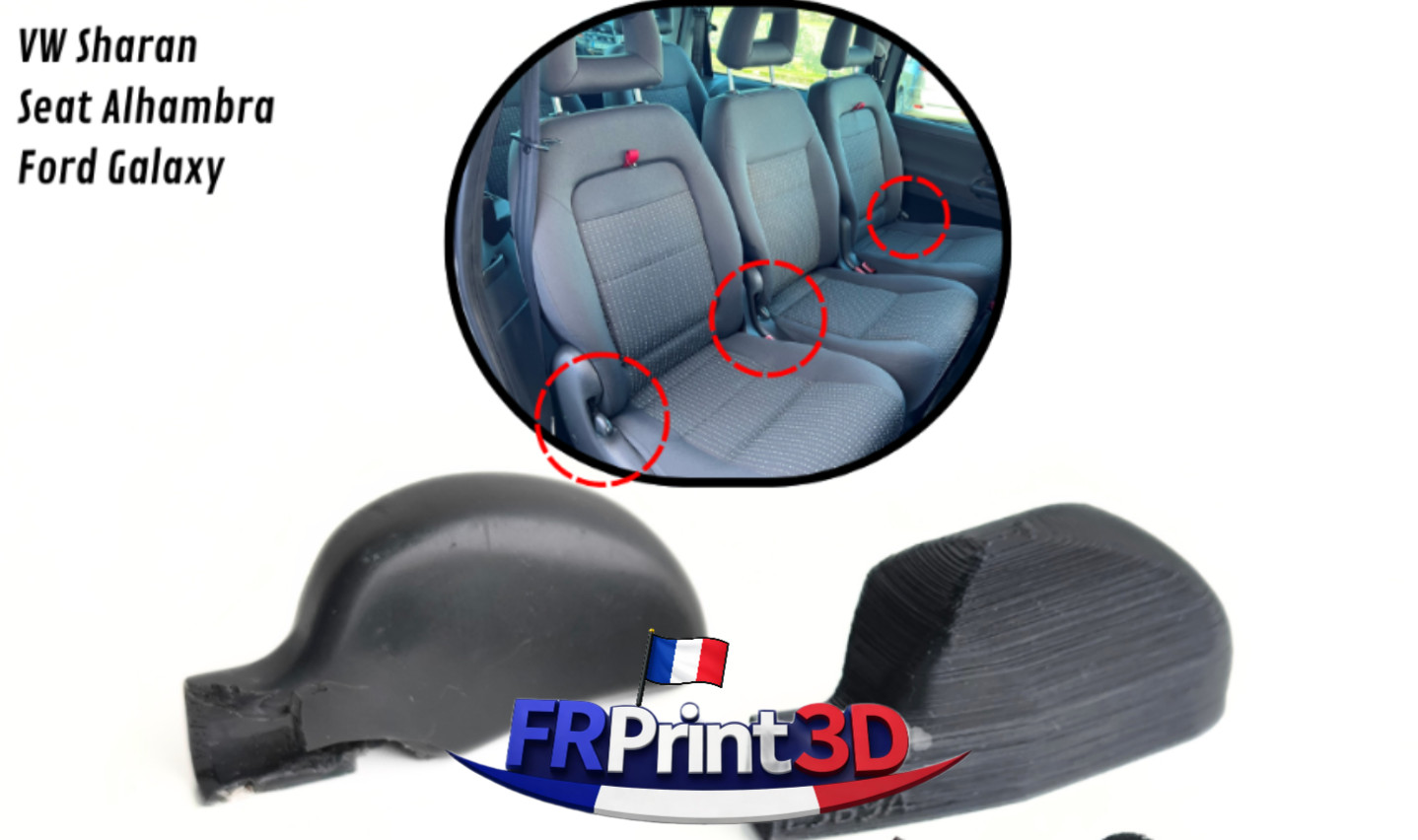 Levier siege robuste en ABS noir pour VW Sharan de Qualité Supérieure