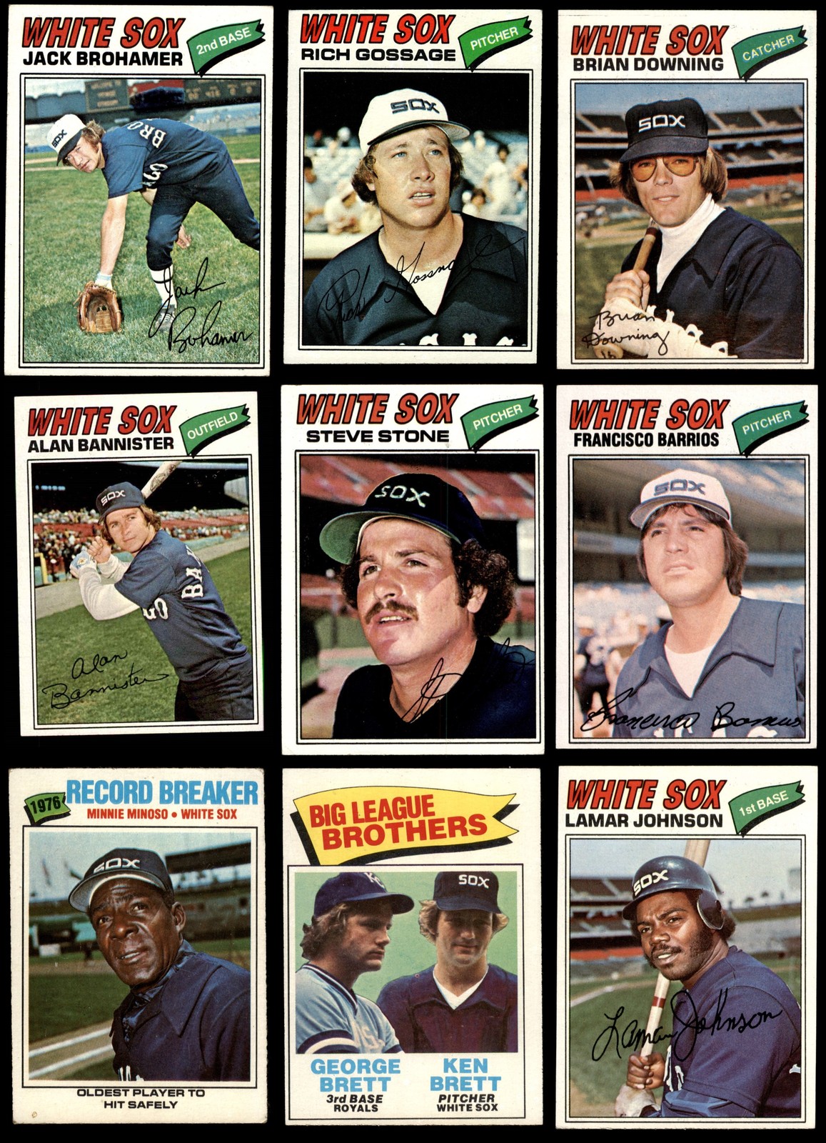 1977 Topps Chicago White Sox Near Team Set 4 - VG/EX 4435644 (25 / 31 cards)