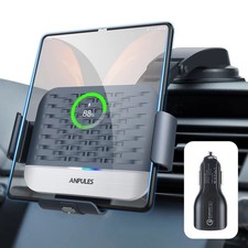 ANPULES Wireless Car Charger for Samsung Galaxy Z Fold 7/6/5/4/3, Dual Coil, Fas