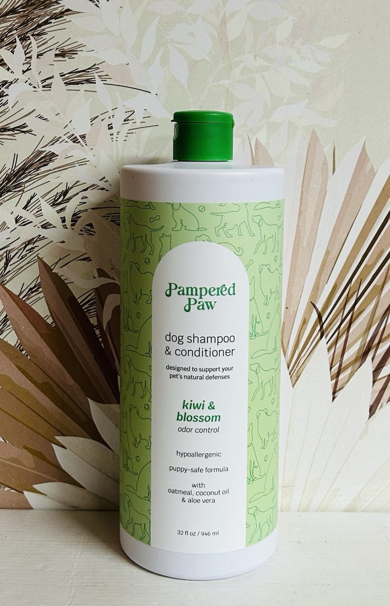 Kiwi Blossom Dog Shampoo with Oatmeal, Coconut Oil & Aloe Vera 32