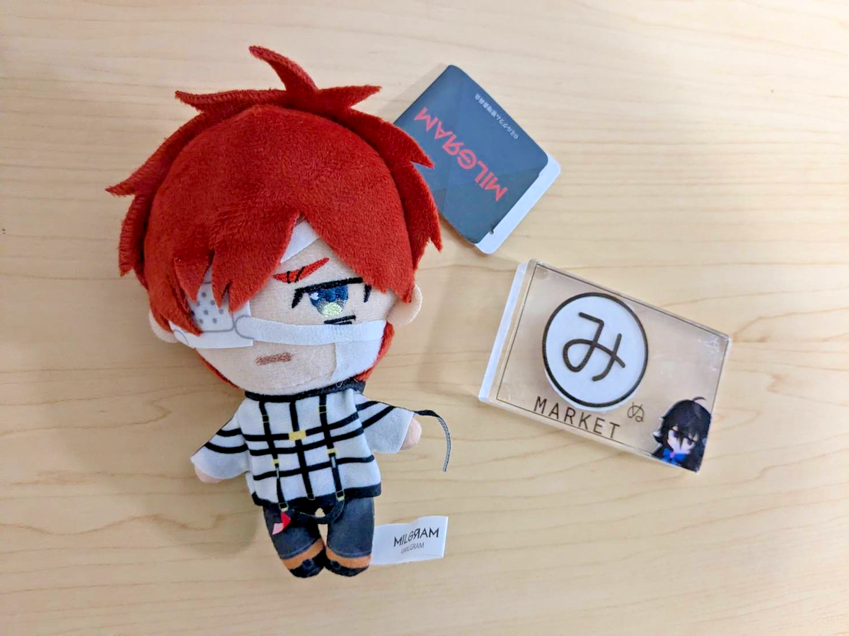MILGRAM Plush Doll Mascot Stuffed Toy Ball Chain Part.2 Futa 13cm