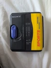 New ListingVTG Sony Walkman WM-FS393 Yellow Portable Compact Cassette Player - For Parts