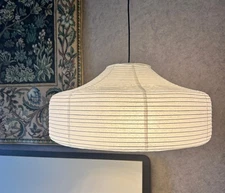 White Large Ceiling Paper Lanterns Shade(50cm,19.69"), Rice Paper Lights Lamp...