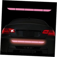 Reflective Stickers for Cars, Rear Bumper Decal Sticker Strong Reflective Pink