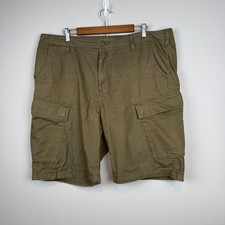 Levi's XX Mens Twill Cargo Shorts Size 34 35 Olive Green Gorpcore Tactical