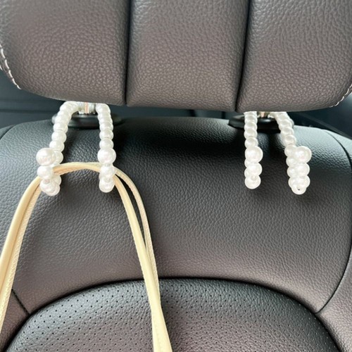 4 Pcs Convenient Car Hook Bearing Capacity Car Accessories Pearl Hook Holder