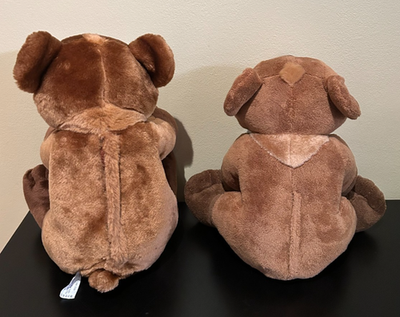 【thehighlights】'bot' teddy brown 2* KODA disney BROTHER BEAR talking plush + tumble & laugh toys
