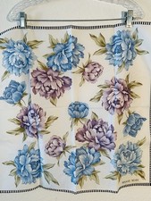 New Hanae Mori Japanese Floral Cotton Neckerchief, Bandana, Handkerchief, Scarf