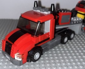 Lego 60027 City Monster Truck Transporter Complete Set With Minifigures Manuals