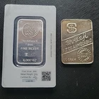TWO 50 GRAM .999 FINE SILVER BARS
