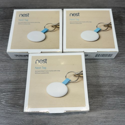 #ad Lot of 3 Google Nest Tags White H13000ES New Sealed $14.96