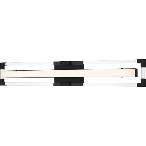 Quoizel PCEIA8532 Elias 32"W Vanity Light - Black - Picture 3 of 7