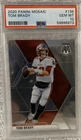 2020 Panini Mosaic Tom Brady #135 - The GOAT - Tampa Bay QB - PSA Gem Mint 10
