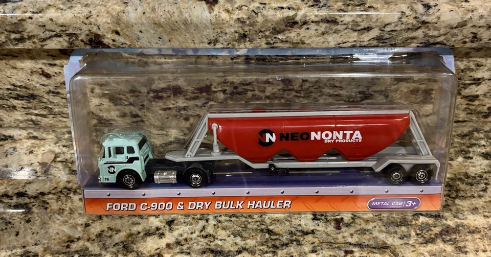 Two Matchbox FORD C-8000 C-900 Hopper Trailer Dry Bulk Hauler Truck Lot New - Image 2 of 3