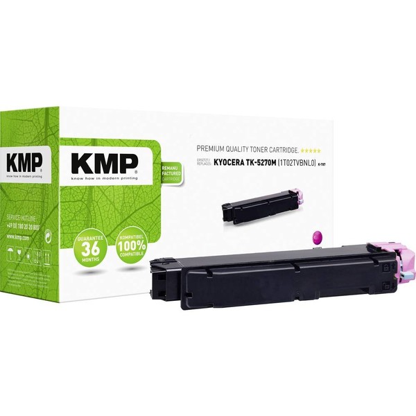 Kmp Toner Ersetzt Kyocera 1T02TVBNL0, TK-5270M Kompatibel Magenta 6000 Seiten-image
