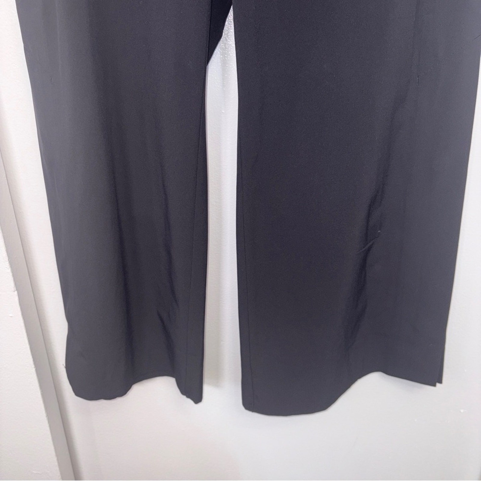 Athleta Black Classic Solid Pattern Pull On Flare… - image 4