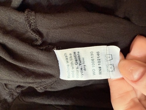 Michael Stars Women's Alanis Crew Neck Midi Dress Size XS Black - Picture 7 of 8