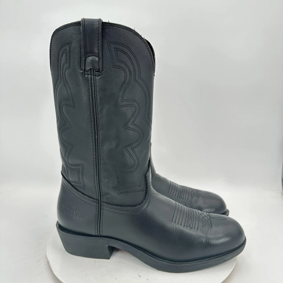 Bota vaquera de cuero negra Durango para hombre talla UK 9 US 10 Foto 4 de 4