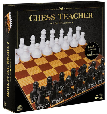 Cardinal Classics Chess Teacher, Learn to Play Strategy Board Games for Beginner
