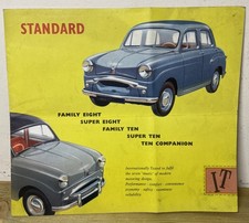 Standard Eight & Ten UK Car Sales Brochure Family Super Companion 1956-57