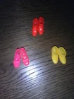 Vintage Barbie Doll 1960's Mod Squishy Shoes Lot! Htf!