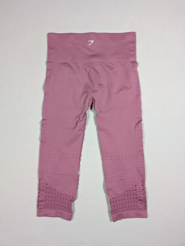 Lot of 5 Gymshark Women's Leggings Size Small/Medium Black/Pink/Purple/Grey - Image 3 of 4